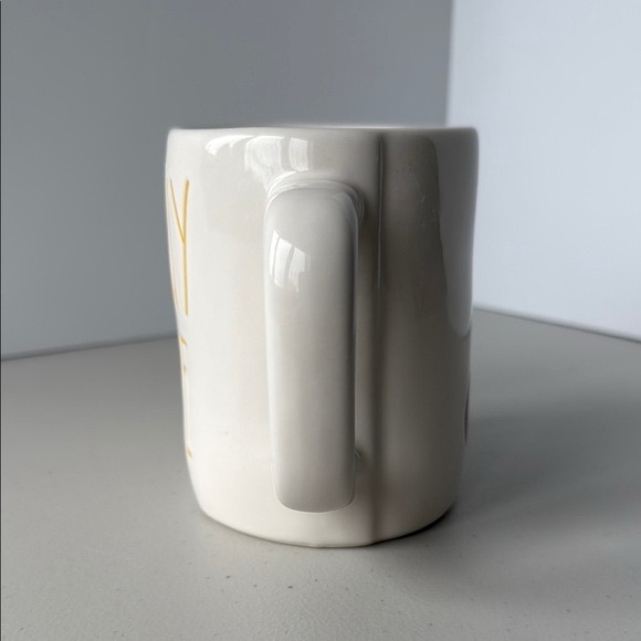 Rae Dunn Bunny Love Mug Off White and Yellow - Picture 3 of 10